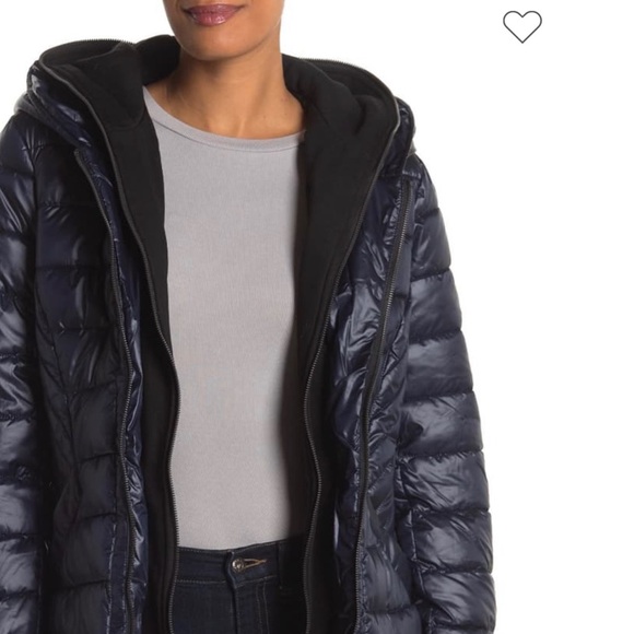 FRENCH CONNECTION Puffer Jacket - Navy SZ S NWT